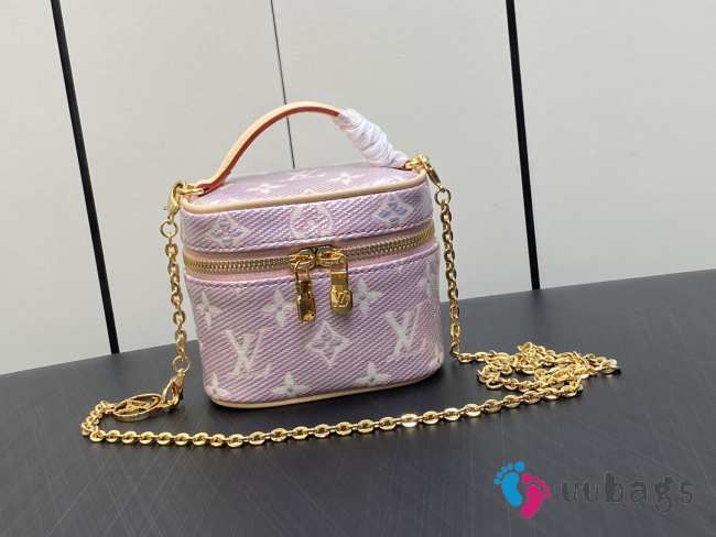 LV M82527 pink Vanity nano handbag 11x10x8cm - 1