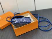 LV M60018 blue mini lipstick bag 18x14x6cm - 6