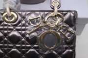 Dior Lady Diana silver with gold buckle 20cm - 4