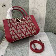 Valentino Garavani handbag in red 28cm - 4