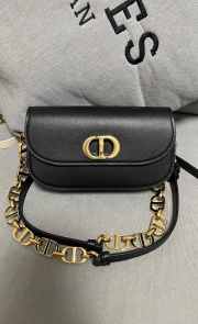 Dior Montaigne Avenue Bag In Black 18×10×4.5cm - 1