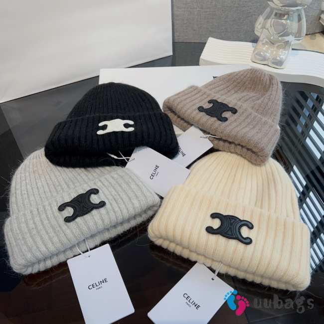 Celine knitted rabbit beanie - 1