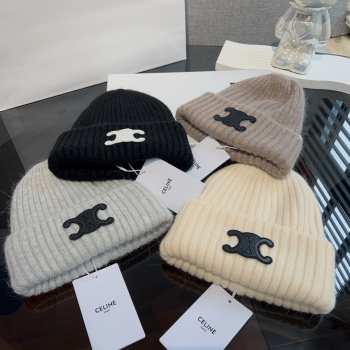 Celine knitted rabbit beanie