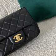 Chanel mini flap bag in black 17×7×12cm - 2