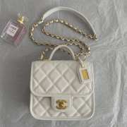 Chanel crossbody mini bag in white 15×6×15cm - 1