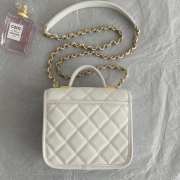 Chanel crossbody mini bag in white 15×6×15cm - 2