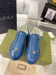 Gucci ACE Crystal Canvas Sneaker In Blue - 5