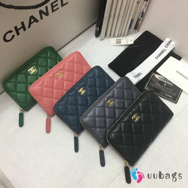 Chanel wallet 5 colors 15x9x2cm - 1