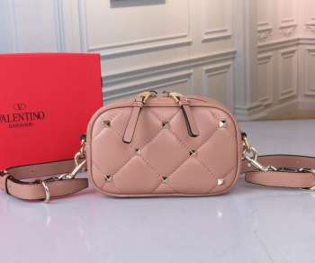 Valentino Garavani Handbag In Pink 17x11x6cm 