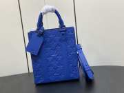 Uubags | Louis Vuitton M46453 Sac Plat Blue Handbag 19x22x7cm - 1