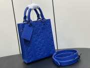 Uubags | Louis Vuitton M46453 Sac Plat Blue Handbag 19x22x7cm - 6