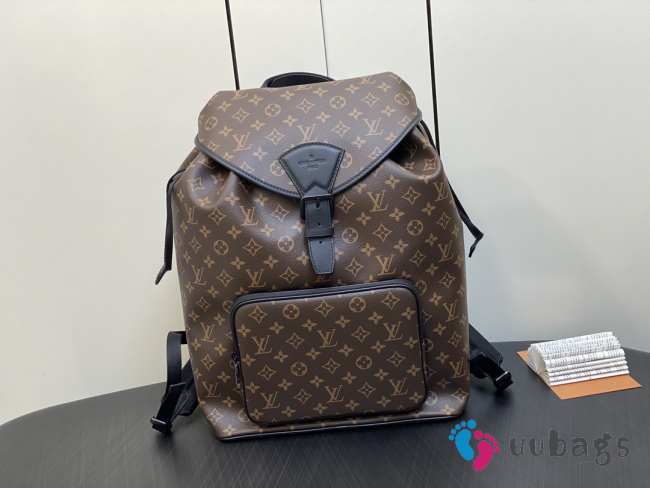 Uubags | Louis Vuitton M46683 Brown Montsouris Backpack 32x40x19cm - 1