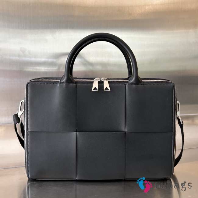 Bottega Veneta black briefcase 36x24x7.5cm - 1