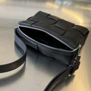 Bottega Veneta 730027 black camera bag 20x15x5cm - 4