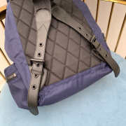 Burberry Dark Blue Rucksack Military Backpack 32x42cm - 2