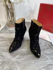 Louboutin Black Ankle Boot Shoes 9cm - 3