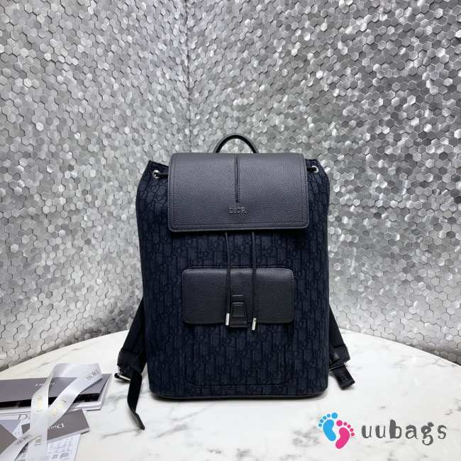 Dior black motion oblique backpack 31x38x11cm - 1