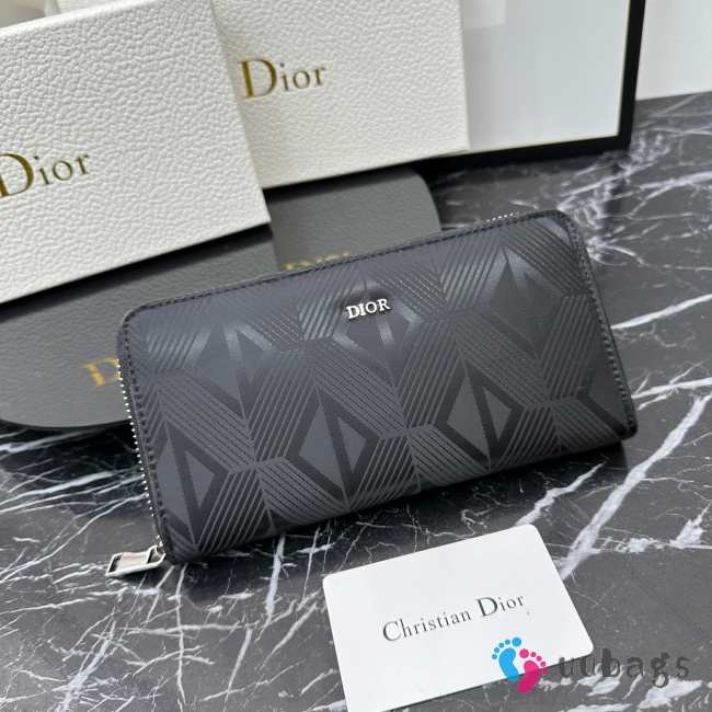 Dior wallet in black 19x10x2.5cm - 1