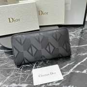 Dior wallet in black 19x10x2.5cm - 3