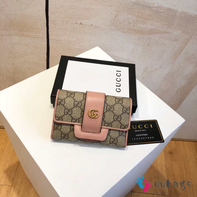 Gucci 9885 Pink Wallet 13.5x9.5x3.5cm - 1