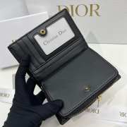 Dior 2055 Black Wallet 13.5x9.5x3.5cm - 3