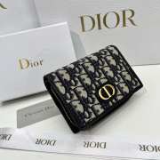 Dior 2055 Black Wallet 13.5x9.5x3.5cm - 4