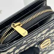 Dior 2055 Black Wallet 13.5x9.5x3.5cm - 6