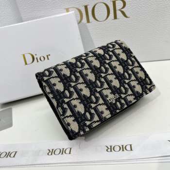 Dior 2033 Black Wallet 13.5x9.5x3.5cm