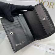 Dior 2033 Black Wallet 13.5x9.5x3.5cm - 3