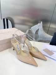 Jimmy Choo beige 22ss high heels 8.5cm - 5