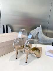 Jimmy Choo beige 22ss high heels 8.5cm - 3