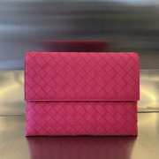 Bottega Veneta pink envelope handbag 26x19x1.5cm - 1