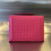 Bottega Veneta pink envelope handbag 26x19x1.5cm - 6