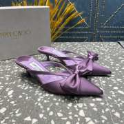 Jimmy Choo Mules Pointy Toe High Heels Flip Flops - 4