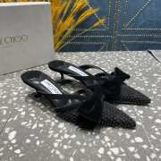 Jimmy Choo Mules Pointy Toe High Heels Flip Flops - 2