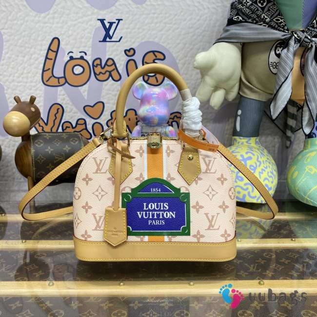 Louis Vuitton beige Alma BB handbag 23.5x17.5x11.5cm - 1