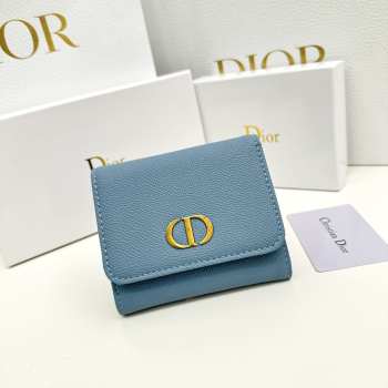 Dior blue wallet 11x10x2cm