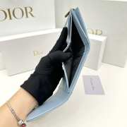 Dior blue wallet 11x10x2cm - 5