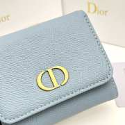 Dior blue wallet 11x10x2cm - 2