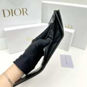 Dior black wallet 11x10x2cm - 6