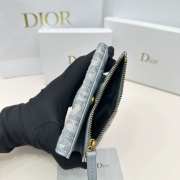 Dior blue wallet 10x8.9x2.2cm - 3