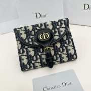 Dior black wallet 10x8.9x2.2cm - 1