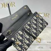 Dior small shoulder bag with gold buckle 19x10.5x3.5cm - 5