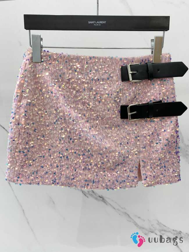 YSL pink skirt  - 1