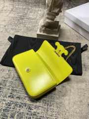 Celine chartreuse bag with gold strap 20.5×10.5×4cm - 6