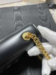 Celine black bag with gold strap 20.5×10.5×4cm - 4