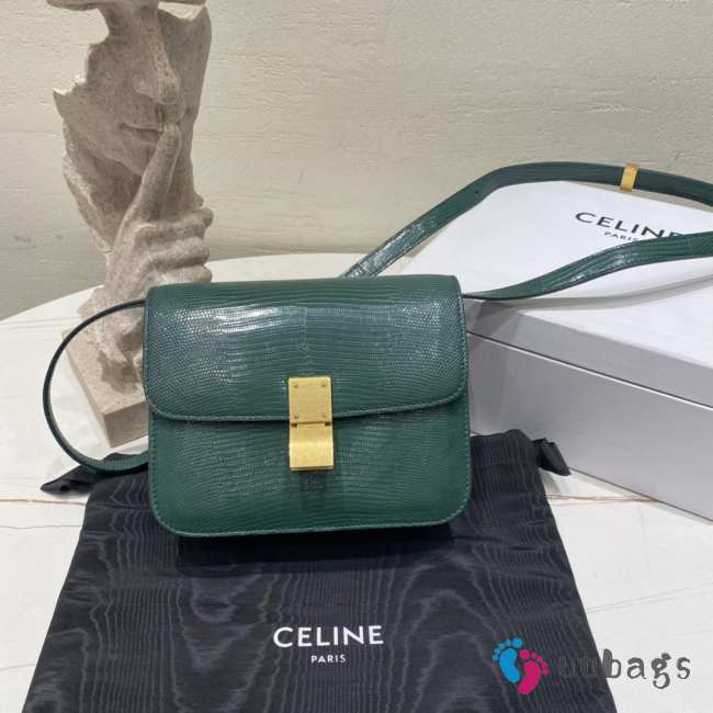 Celine green classic box 5980 18.5×15×6cm - 1