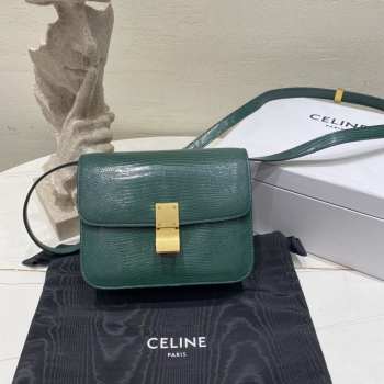 Celine green classic box 5980 18.5×15×6cm