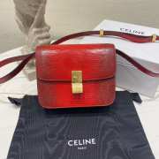 Celine red classic box 5980 18.5×15×6cm - 1