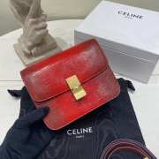 Celine red classic box 5980 18.5×15×6cm - 4